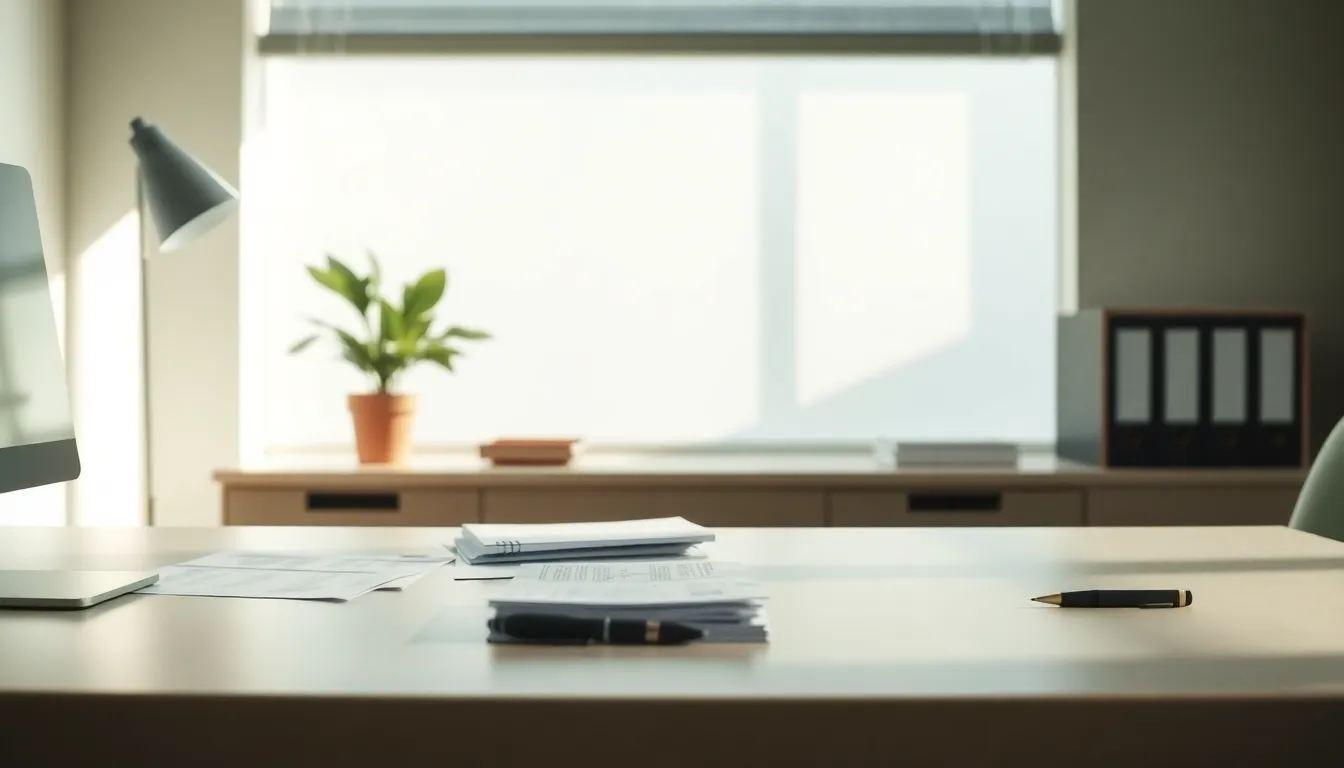 서류 정리 후 모습